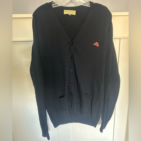 Vintage Robe di Kappa 100% lambswool button up cardigan - Picture 1 of 9